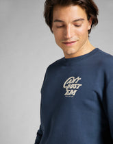 Bluza Męska Lee Can't Bust'em SWS Insignia Blue L80QTJSS 112140864